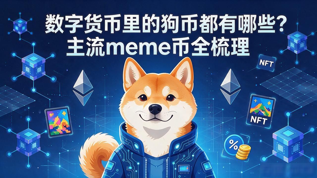 狗币赛道主流币种盘点_数字货币有哪些狗币_主流meme币家族有哪些