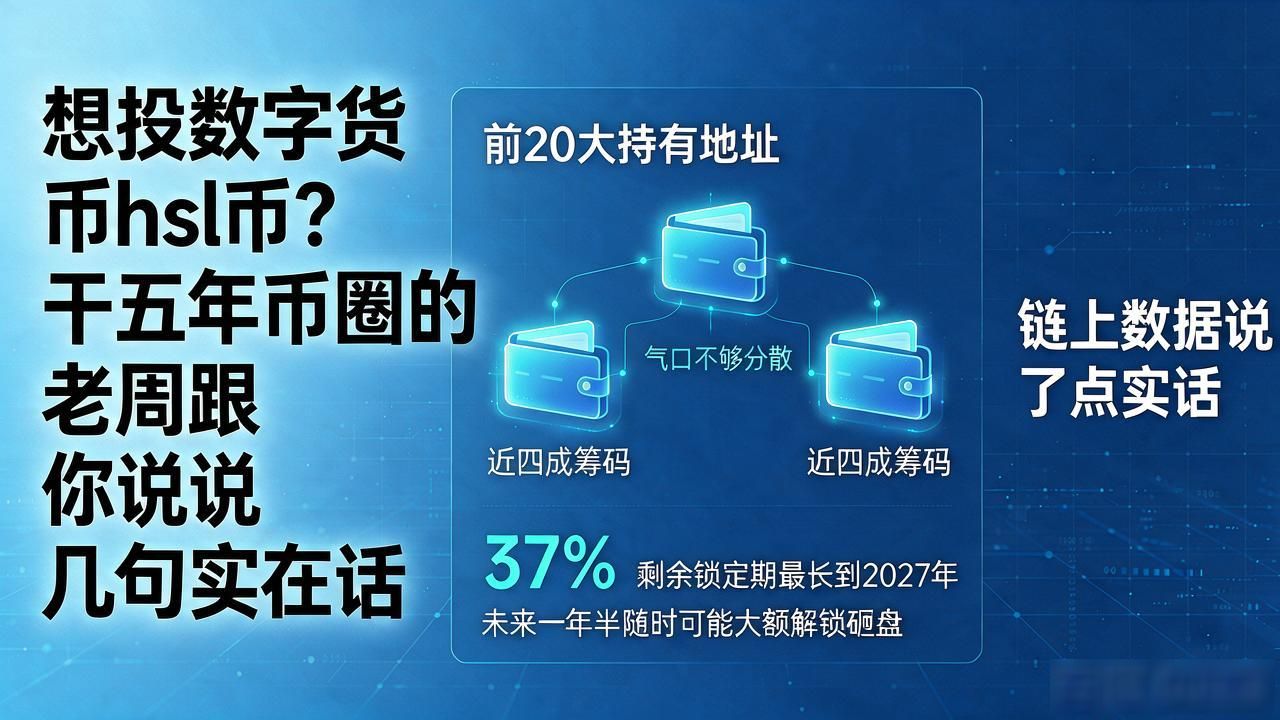 HSL币持仓风险与锁仓期关注_HSL币链上抵押通缩回购分析_数字货币hsl币