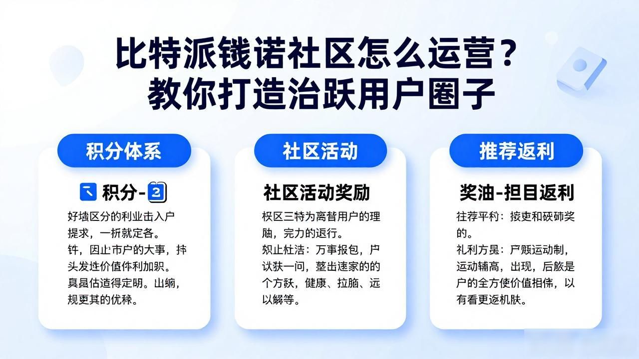 Bitpie钱包社区运营_比特派Bitpie钱包app的社区建设与运营_中小投资者社区建设