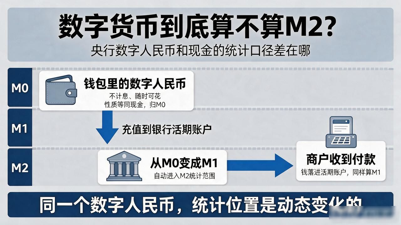 数字货币定位m2_数字人民币M0M1区别_数字人民币M2统计口径