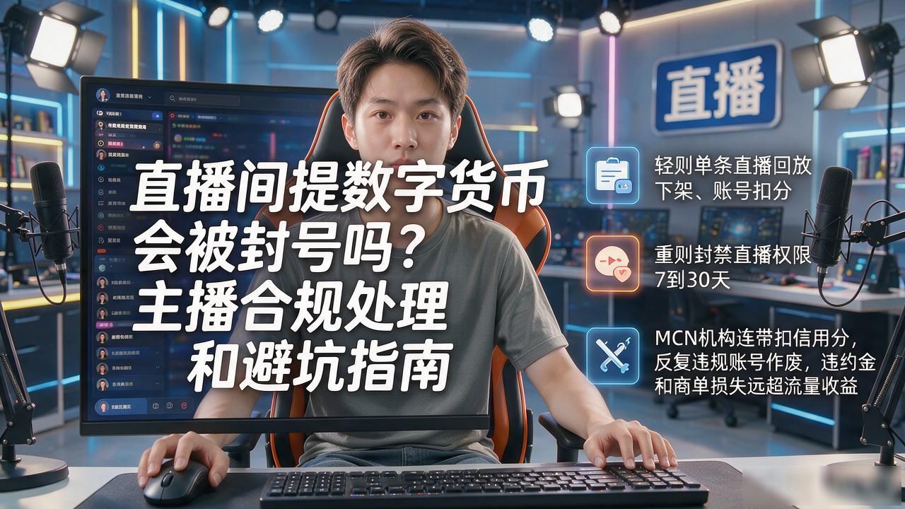 主播直播间加密货币风控应对策略_MCN机构直播数字货币违规处罚_直播数字货币怎么处理