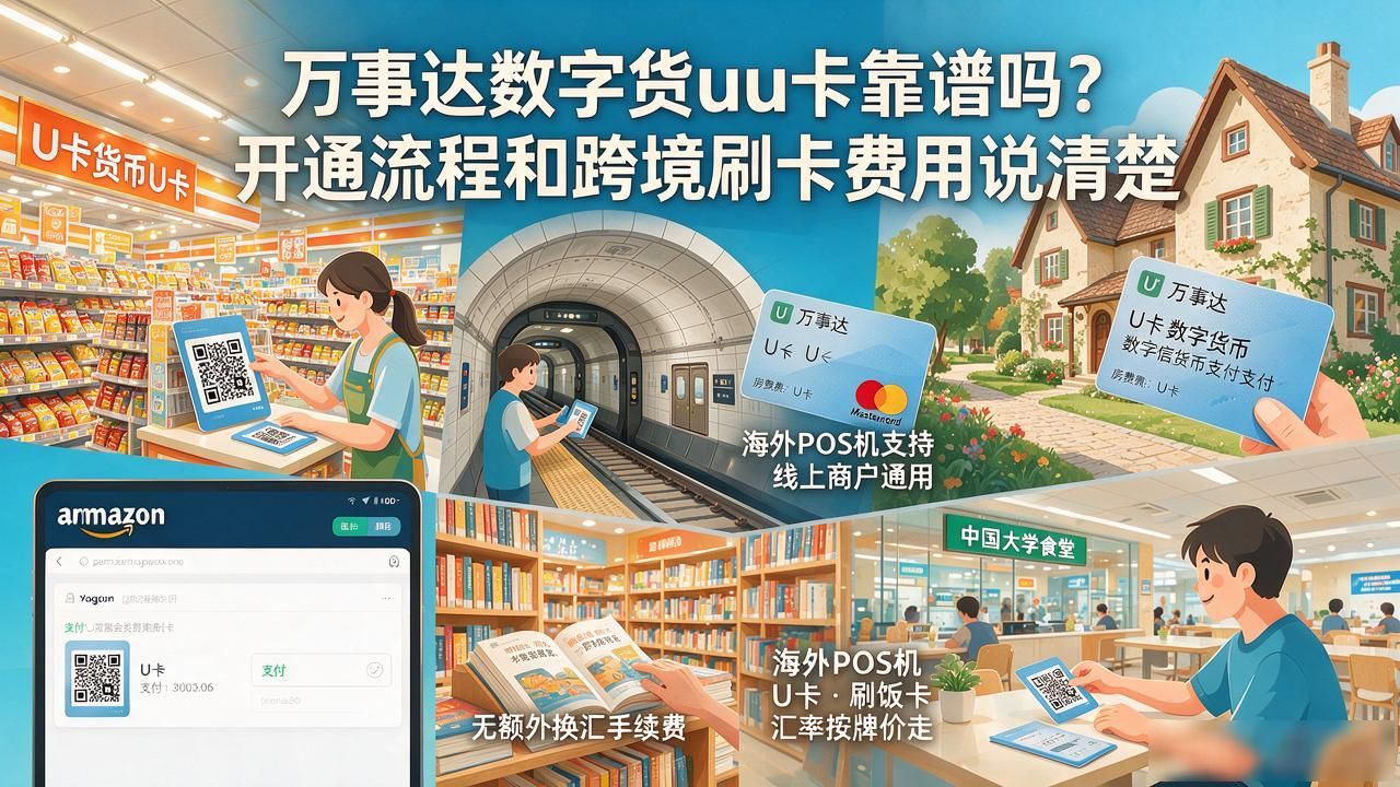 万事达数字货币u卡_万事达数字货币u卡开通流程_海外消费使用技巧