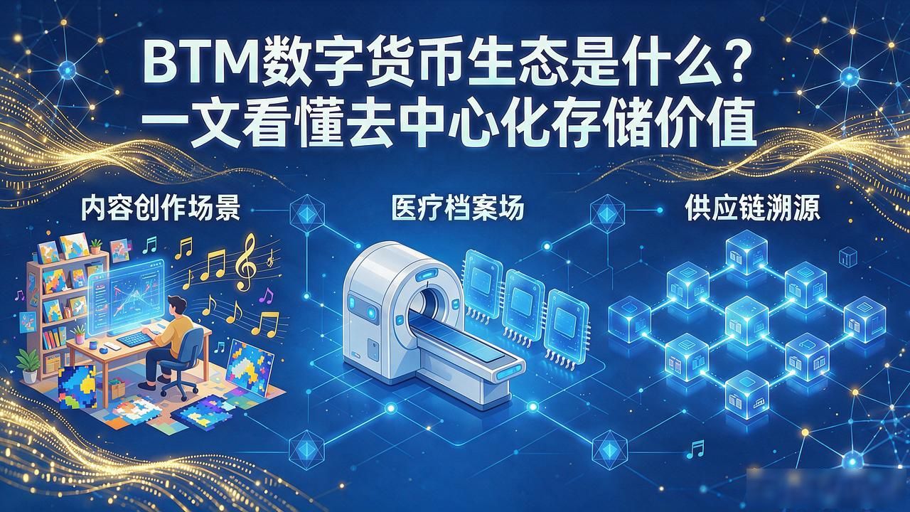 BTM数据安全存储方案_BTM去中心化存储_BTM数字货币生态
