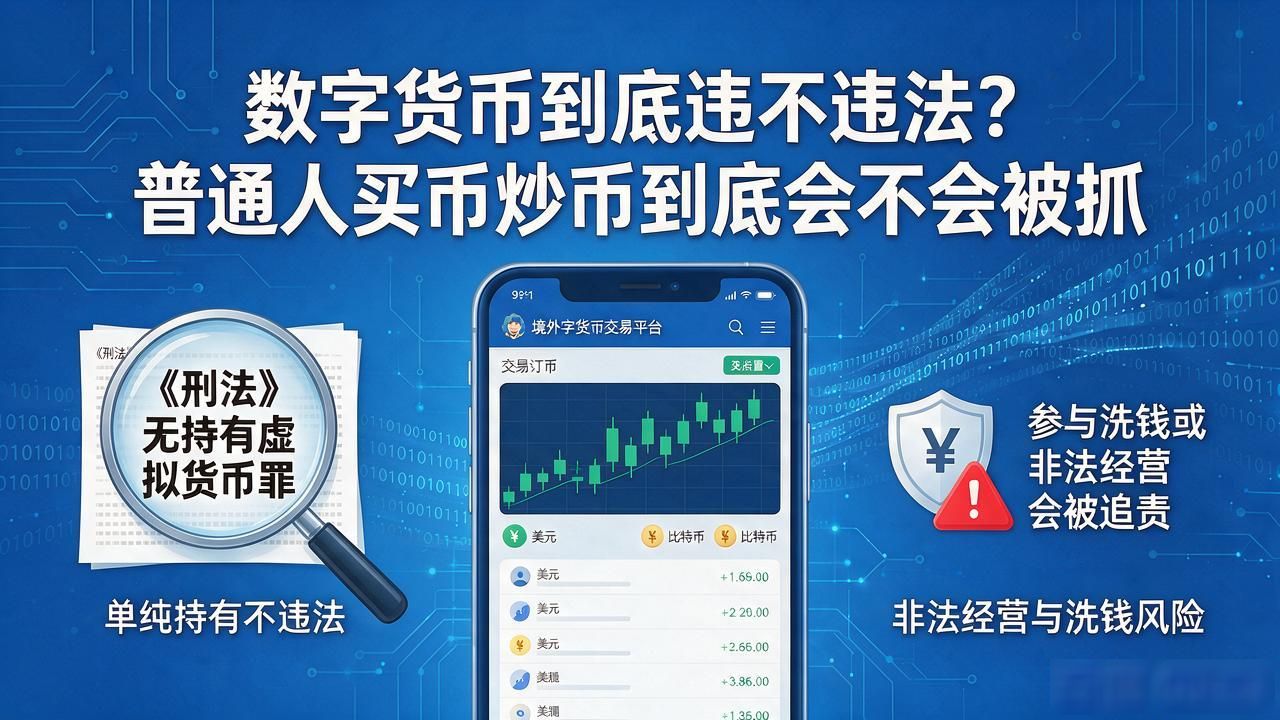 个人持有比特币是否违法_境外平台买卖数字货币法律风险_数字货币到底违不违法