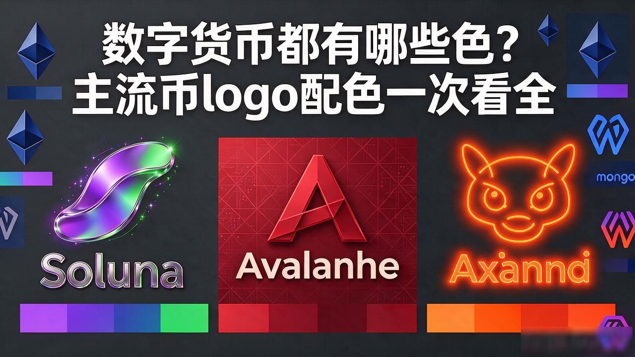主流数字货币品牌配色方案_加密货币视觉设计色号解析_数字货币都有哪些色